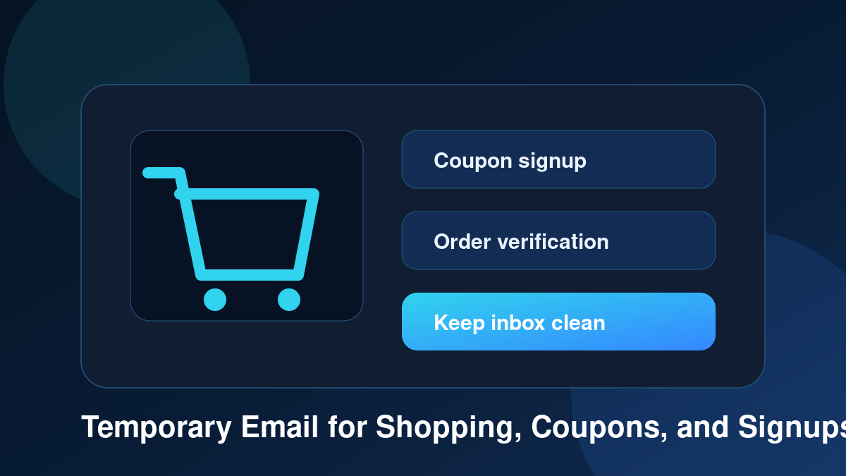 Using Temporary Email for Online Shopping, Coupons, and Store Signups